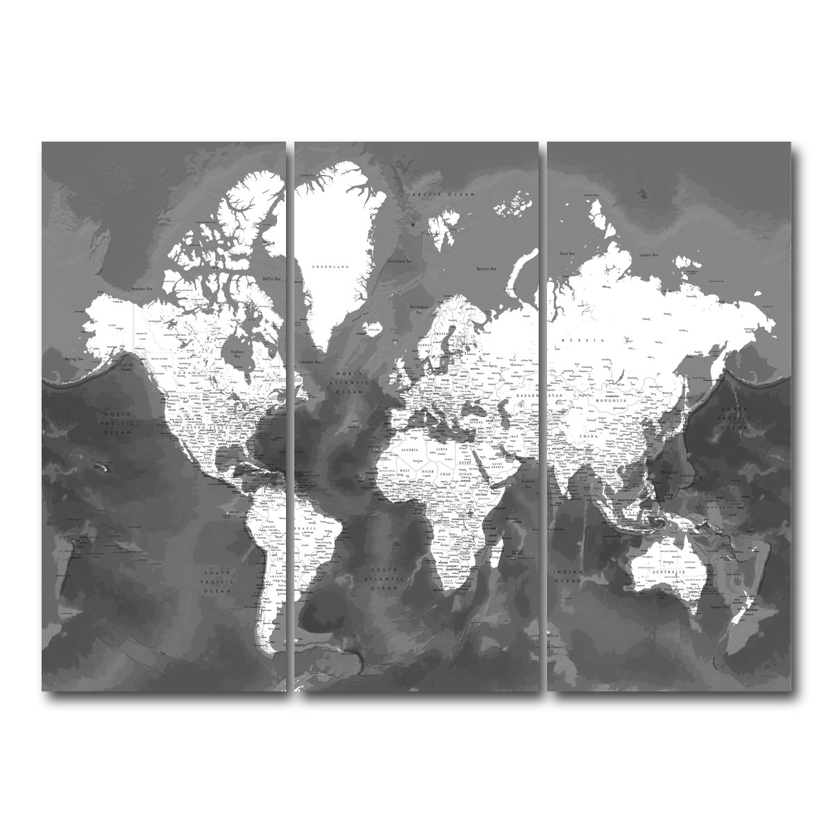 AUTO-MOCKUP WHITE | World Map 50 | 3 Piece | Gallery Wrap Canvas | group=8x18