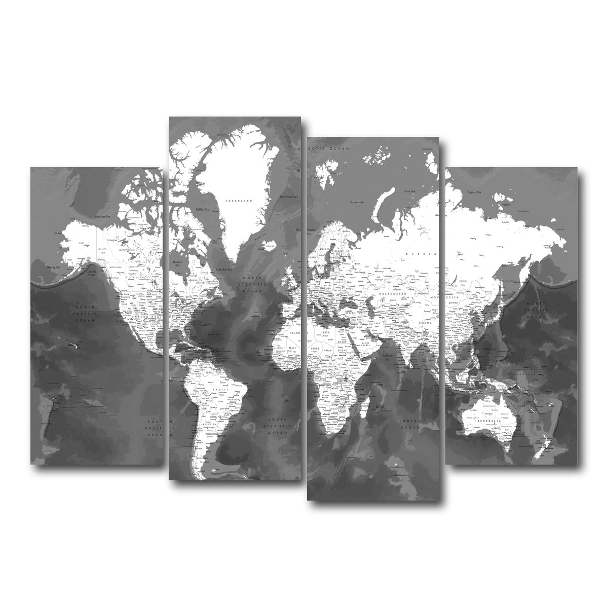 AUTO-MOCKUP WHITE | World Map 50 | 4 Piece | Gallery Wrap Canvas | group=4_normal