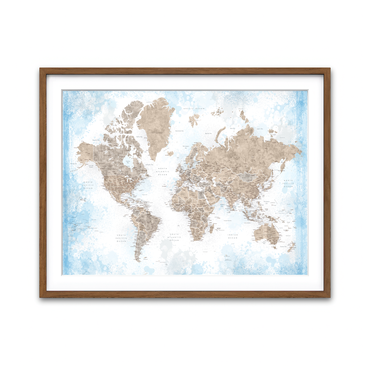 Framed Print 4x3 Walnut