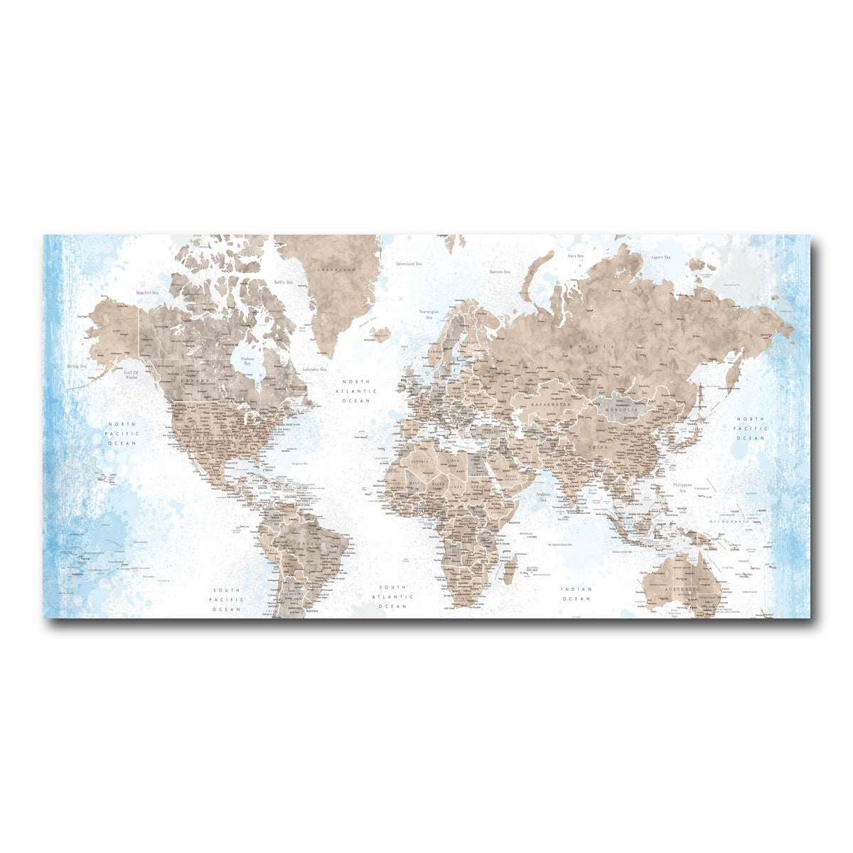 AUTO-MOCKUP WHITE | World Map 52 | 1 Piece | Gallery Wrap Canvas | group=2x1