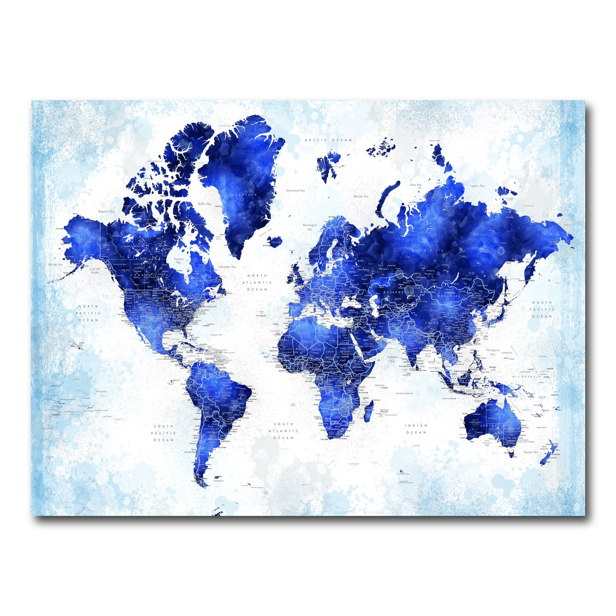 AUTO-MOCKUP WHITE | World Map 53 | 1 Piece | Gallery Wrap Canvas | group=4x3