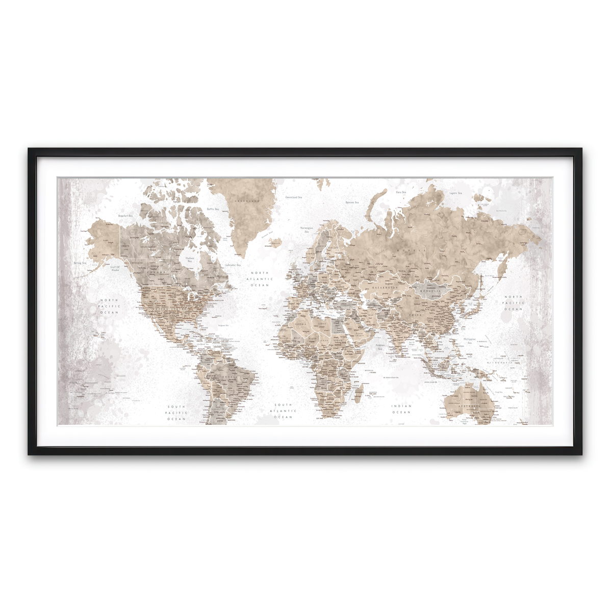 Framed Print 2x1 Black