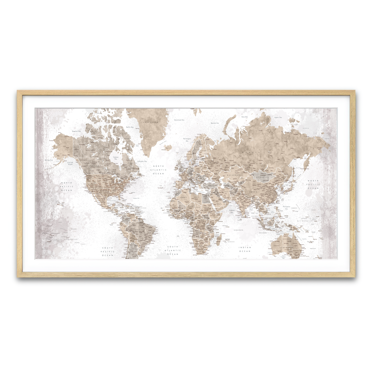 Framed Print 2x1 Natural