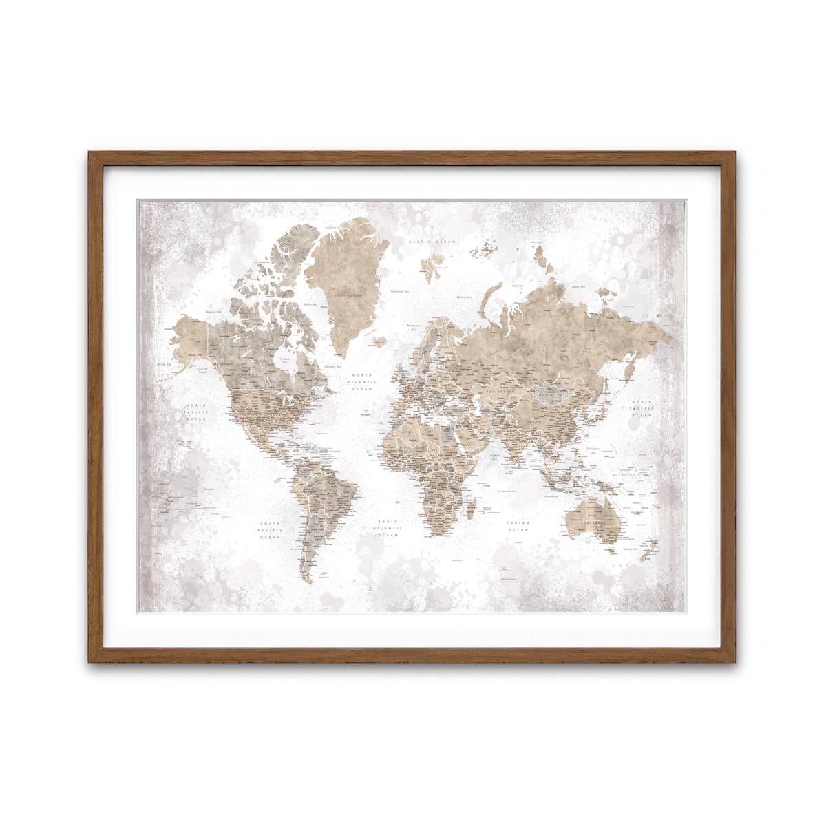 Framed Print 4x3 Walnut