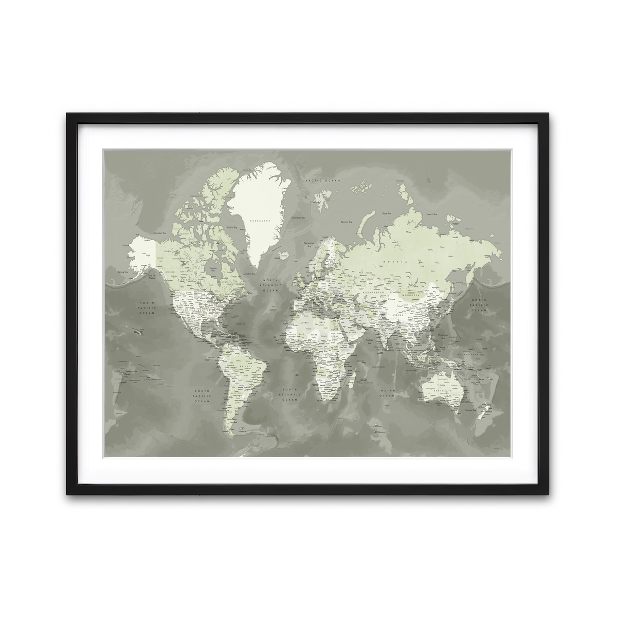 Framed Print 4x3 Black