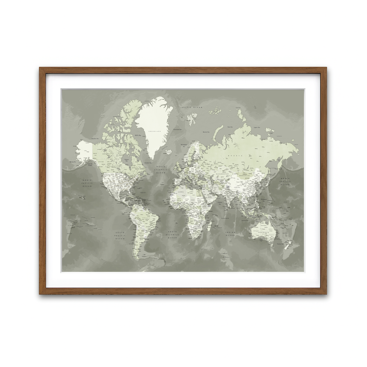 Framed Print 4x3 Walnut