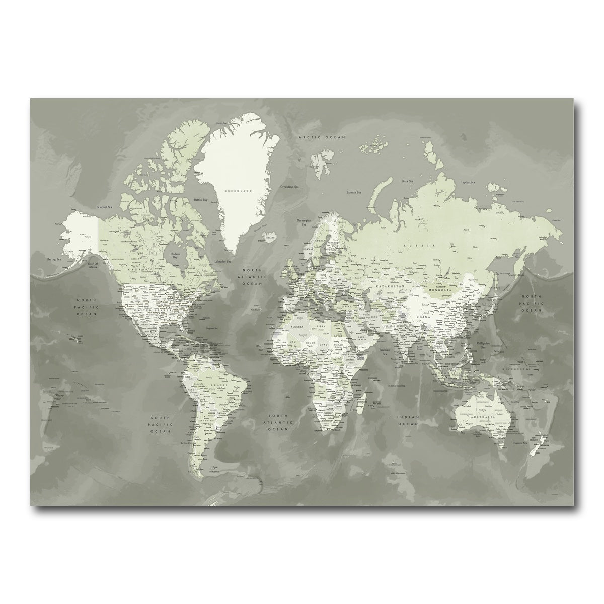 AUTO-MOCKUP WHITE | World Map 55 | 1 Piece | Gallery Wrap Canvas | group=4x3