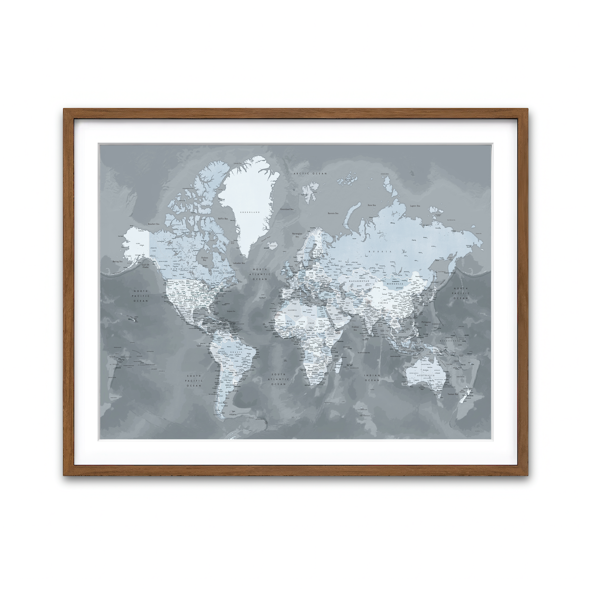 Framed Print 4x3 Walnut