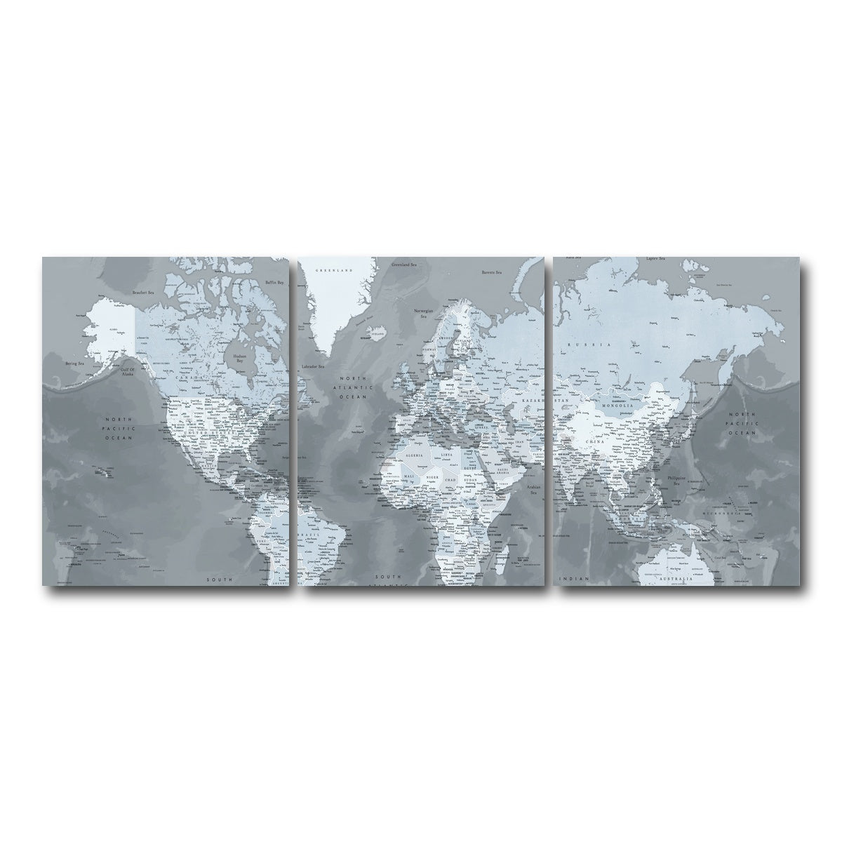 AUTO-MOCKUP WHITE | World Map 56 | 3 Piece | Gallery Wrap Canvas | group=18x24