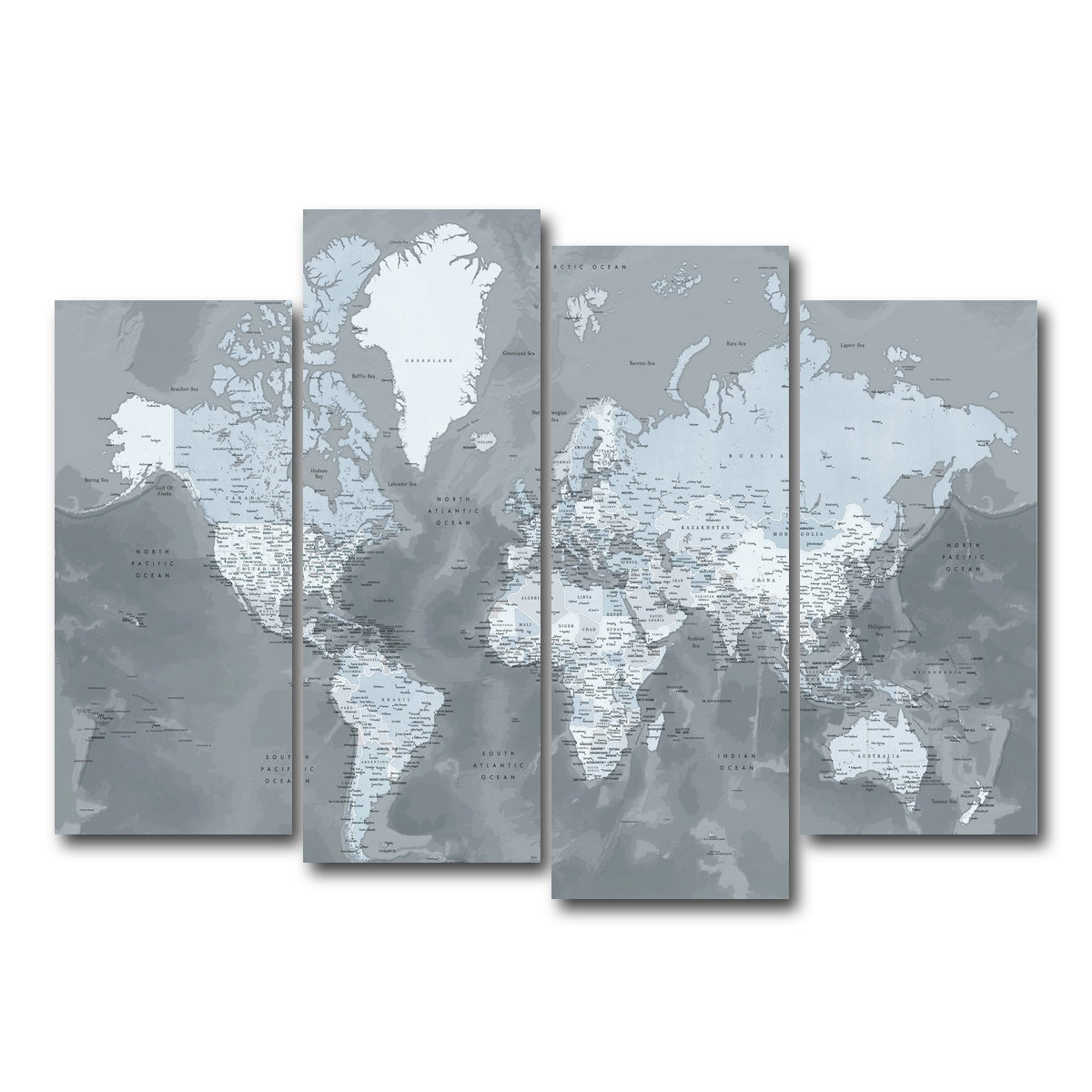 AUTO-MOCKUP WHITE | World Map 56 | 4 Piece | Gallery Wrap Canvas | group=4_normal