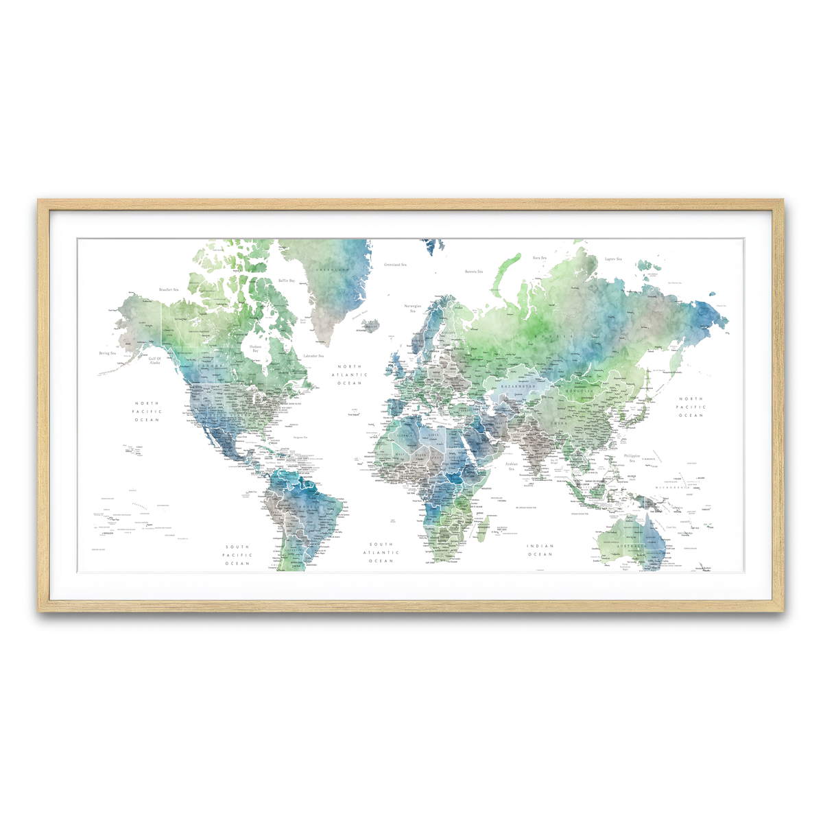 Framed Print 2x1 Natural