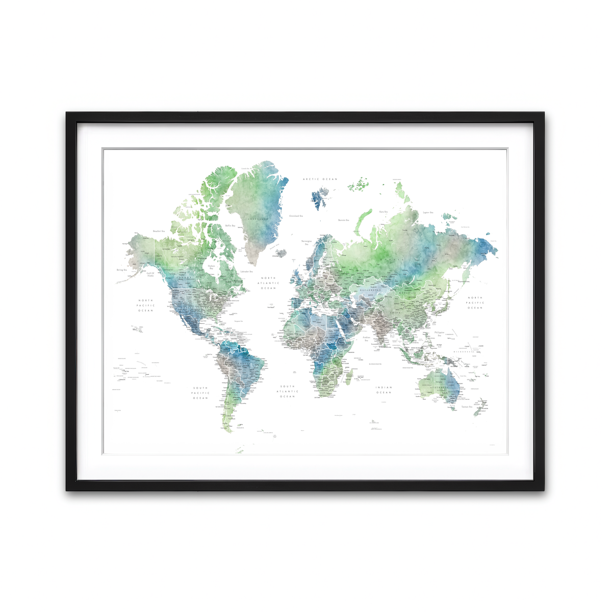 Framed Print 4x3 Black