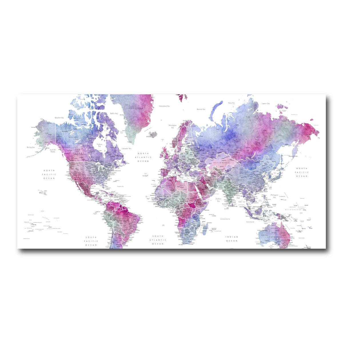 AUTO-MOCKUP WHITE | World Map 58 | 1 Piece | Gallery Wrap Canvas | group=2x1