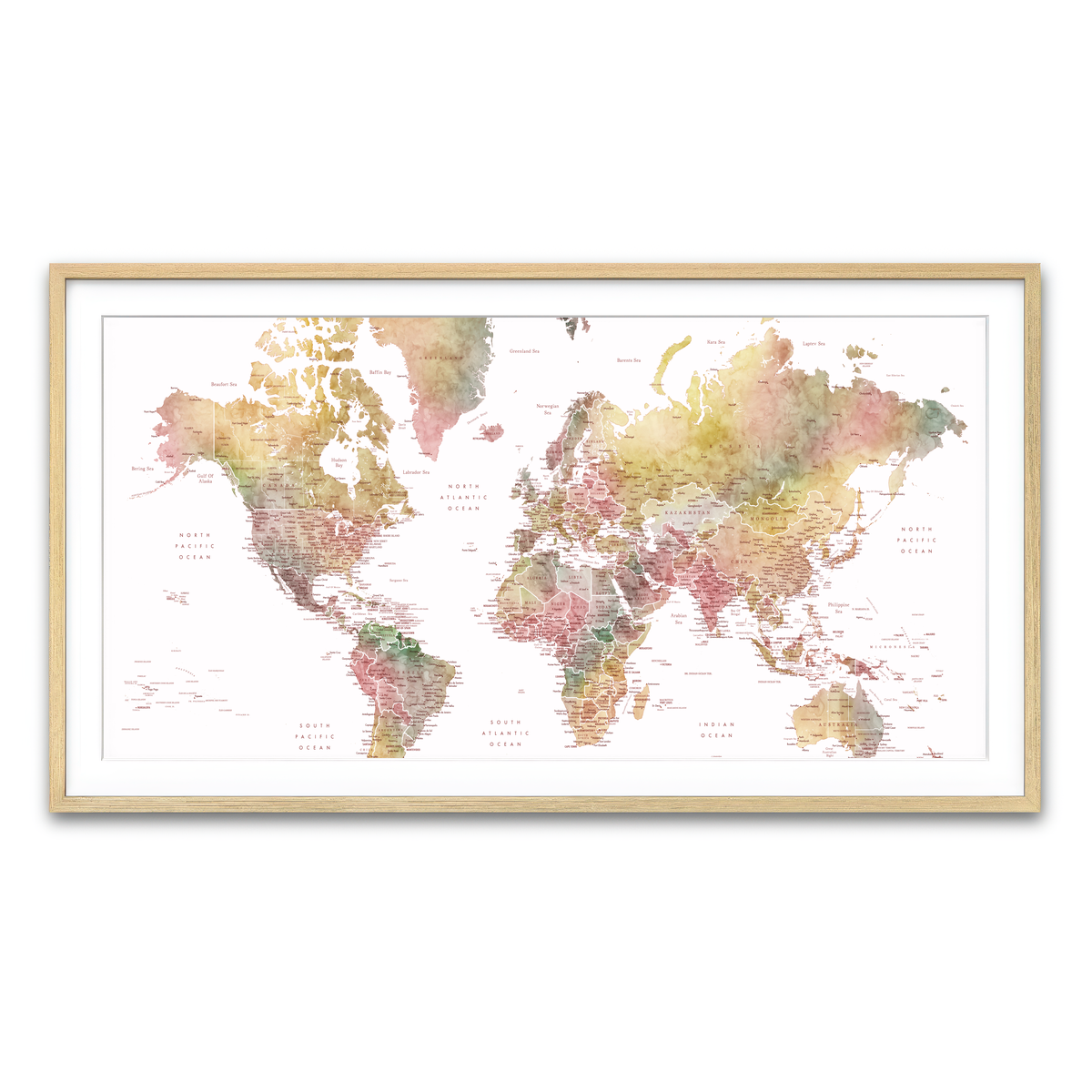 Framed Print 2x1 Natural