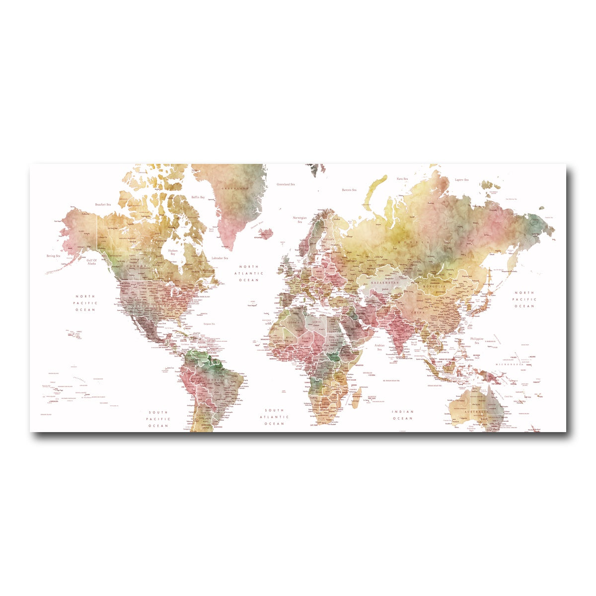 AUTO-MOCKUP WHITE | World Map 59 | 1 Piece | Gallery Wrap Canvas | group=2x1