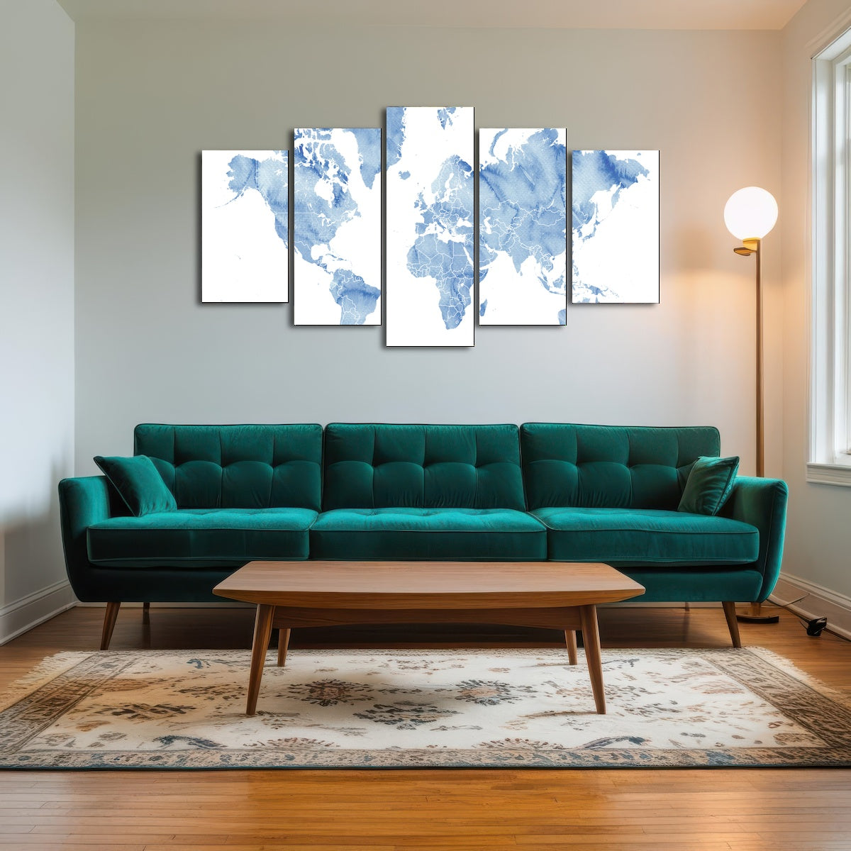 AUTO-MOCKUP ROOM | World Map 5