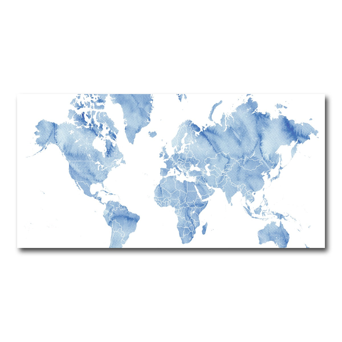 AUTO-MOCKUP WHITE | World Map 5 | 1 Piece | Gallery Wrap Canvas | group=2x1