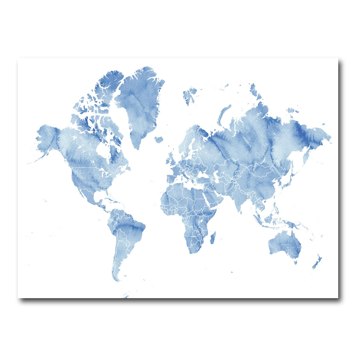 AUTO-MOCKUP WHITE | World Map 5 | 1 Piece | Gallery Wrap Canvas | group=4x3