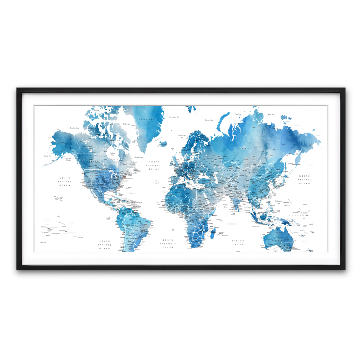 Framed Print 2x1 Black