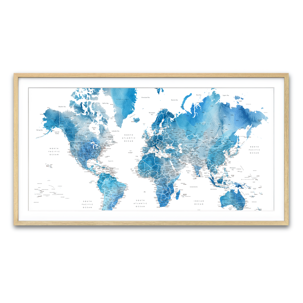 Framed Print 2x1 Natural