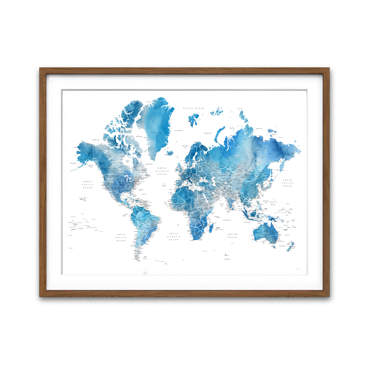 Framed Print 4x3 Walnut