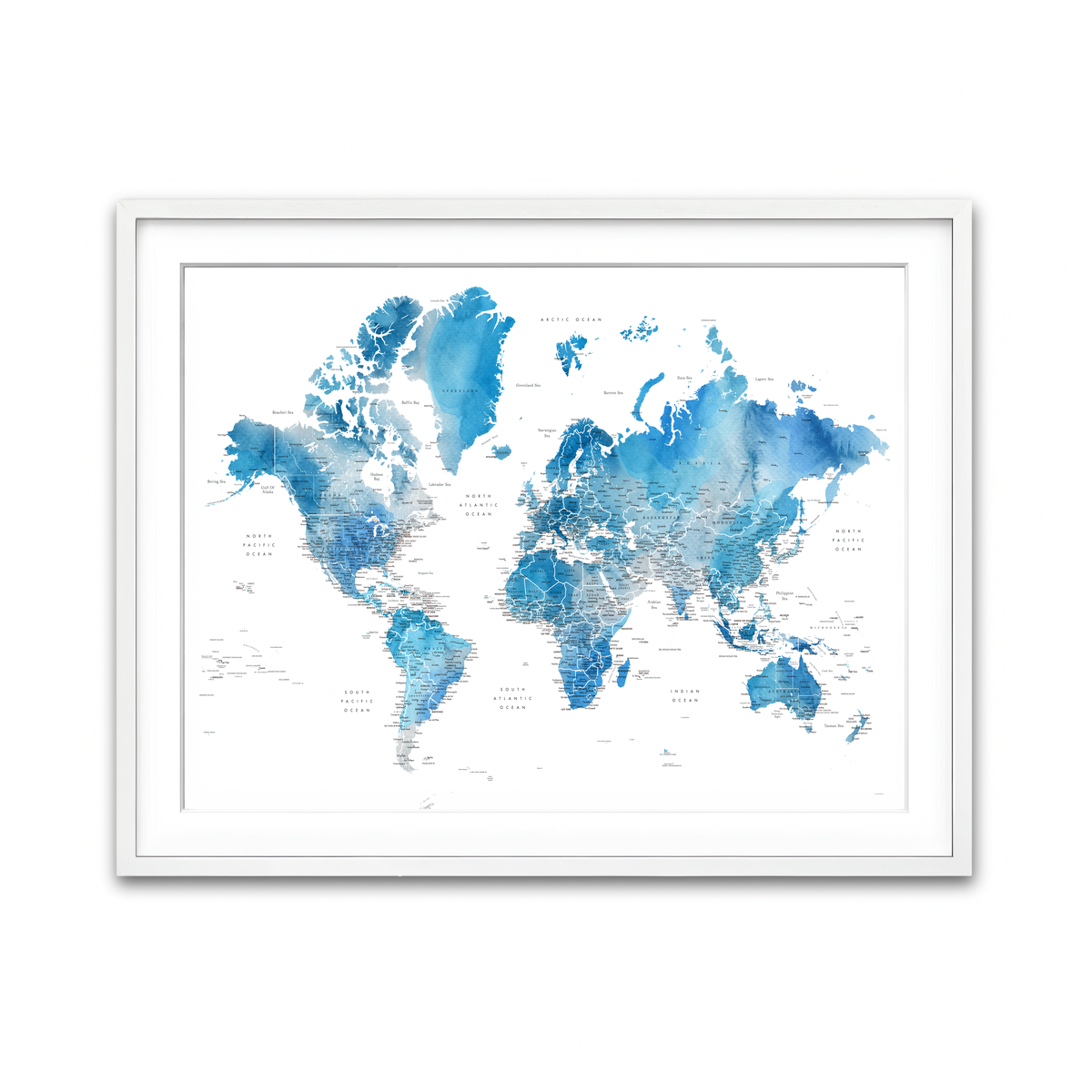 Framed Print 4x3 White