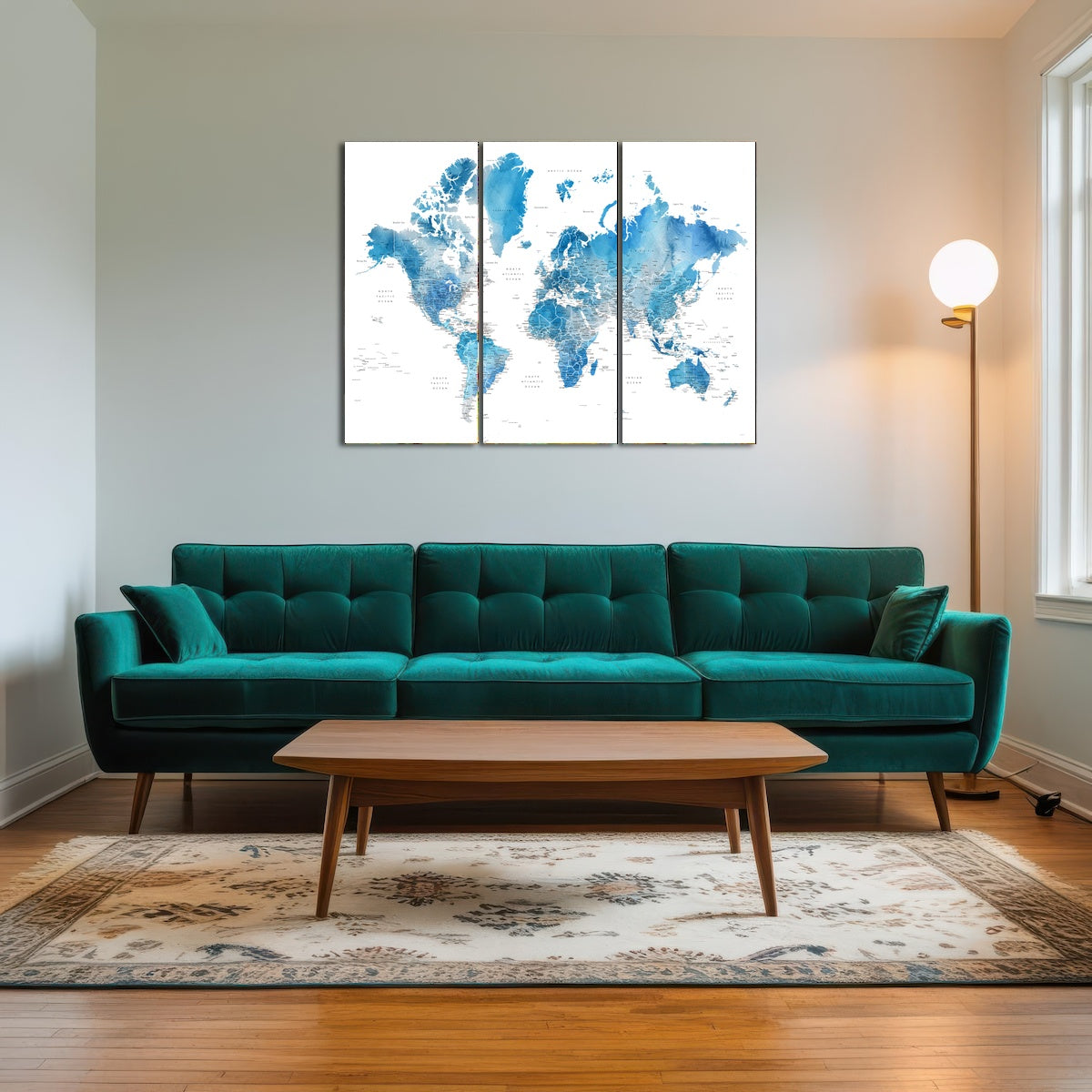 AUTO-MOCKUP ROOM | World Map 6