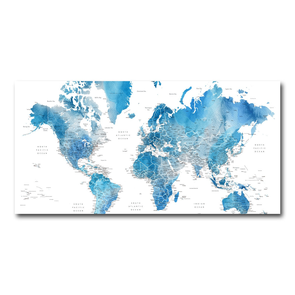 AUTO-MOCKUP WHITE | World Map 6 | 1 Piece | Gallery Wrap Canvas | group=2x1