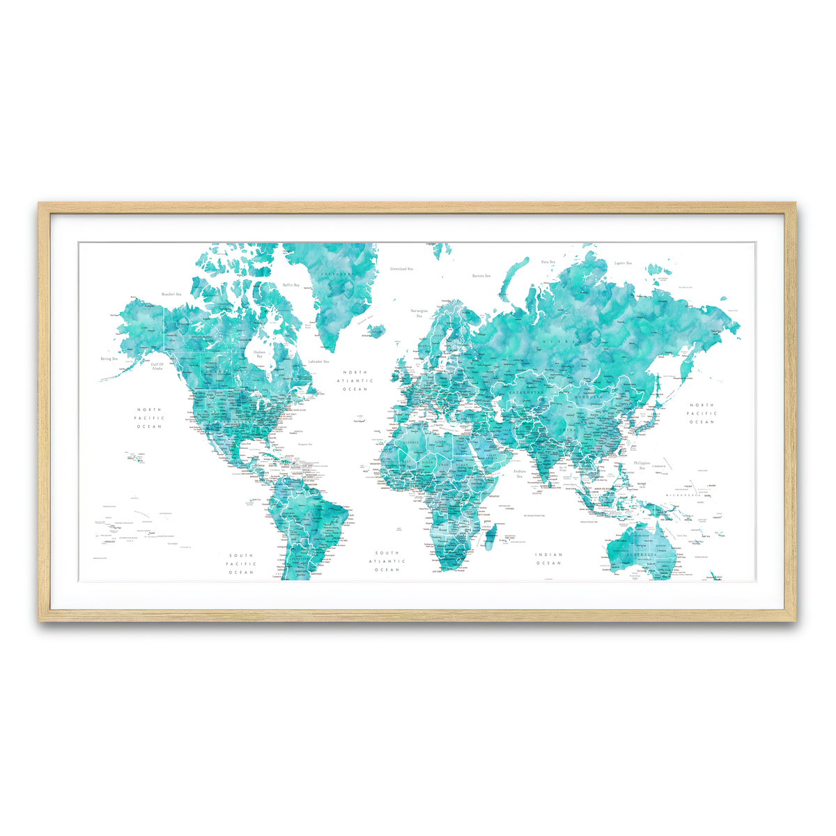 Framed Print 2x1 Natural