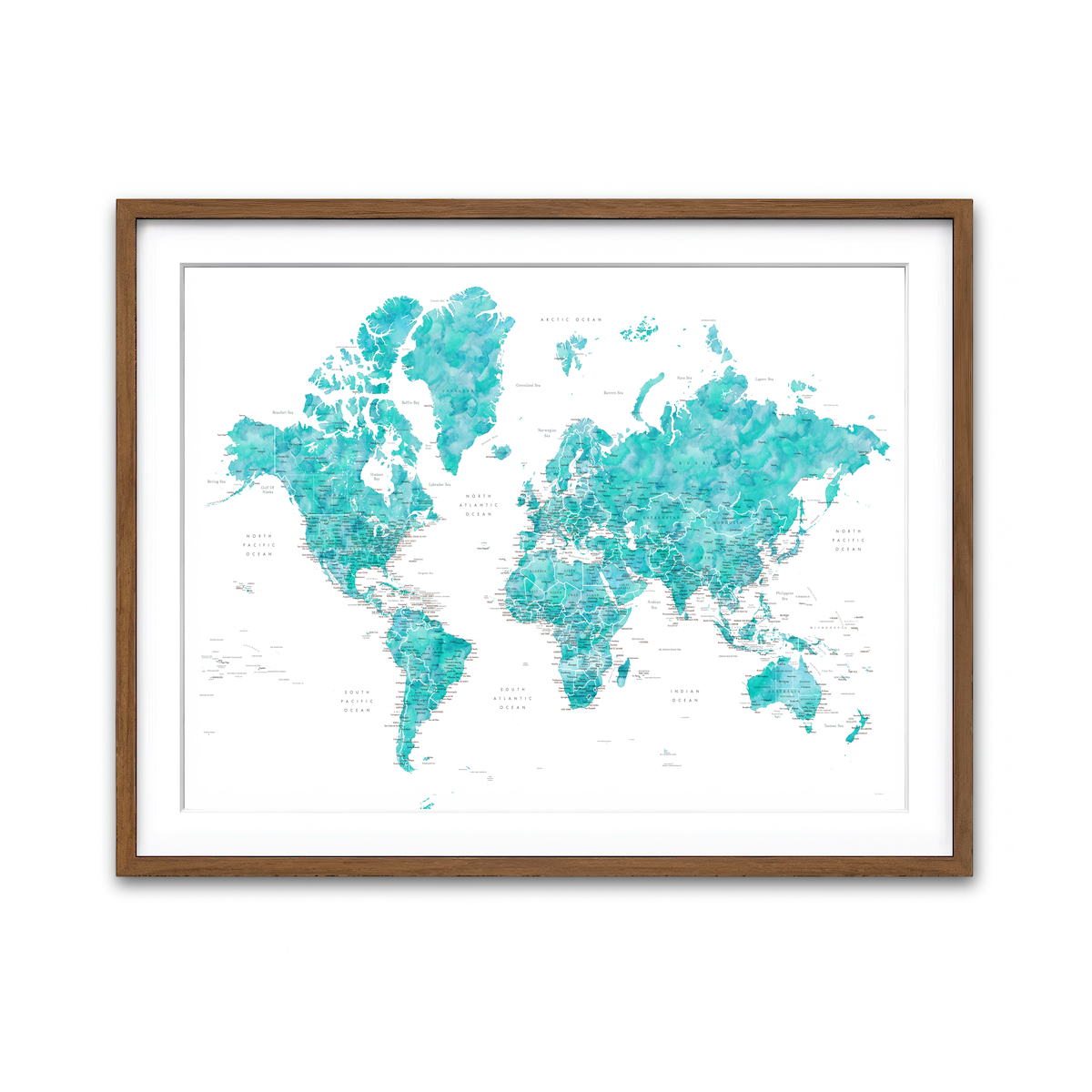 Framed Print 4x3 Walnut