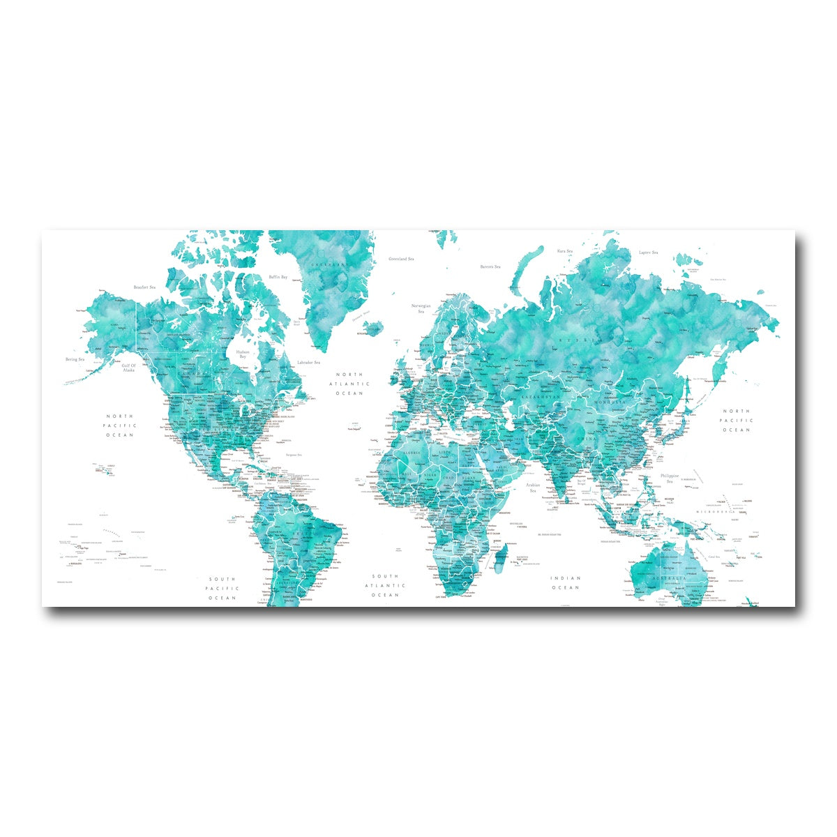 AUTO-MOCKUP WHITE | World Map 7 | 1 Piece | Gallery Wrap Canvas | group=2x1