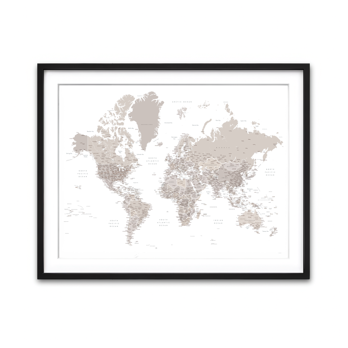 Framed Print 4x3 Black