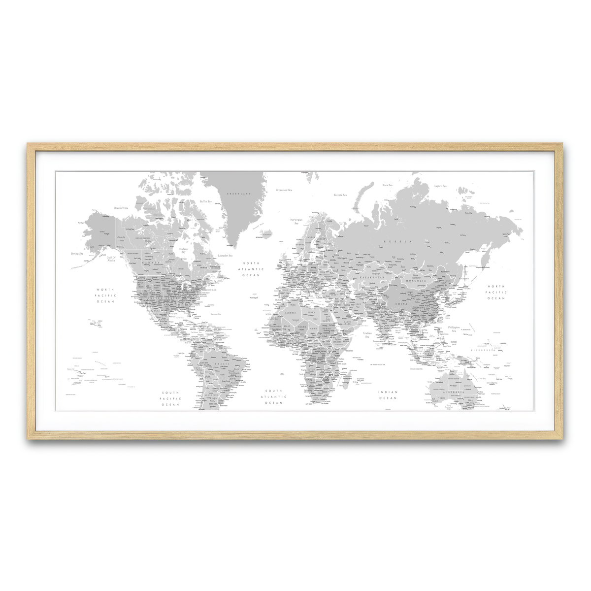 Framed Print 2x1 Natural