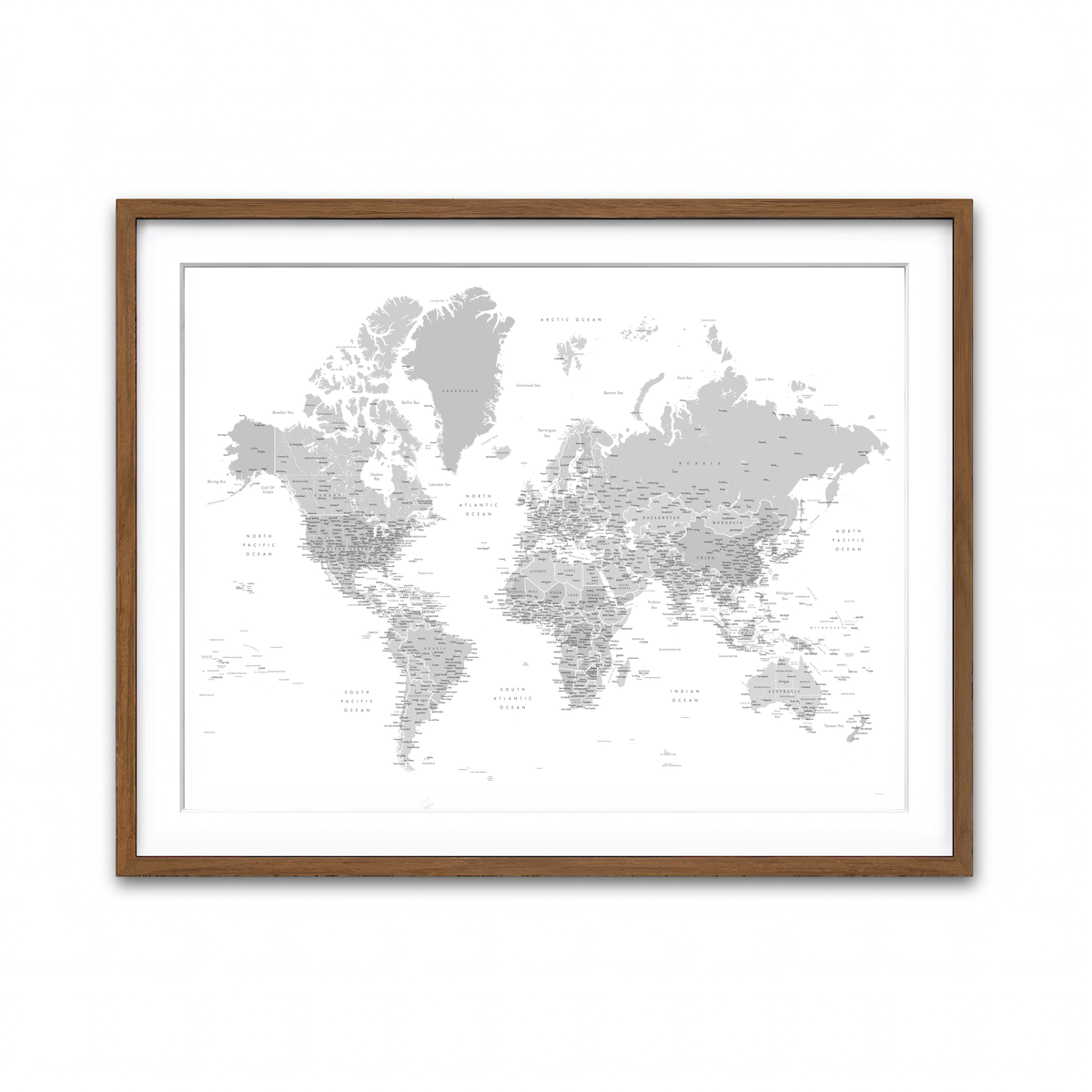 Framed Print 4x3 Walnut