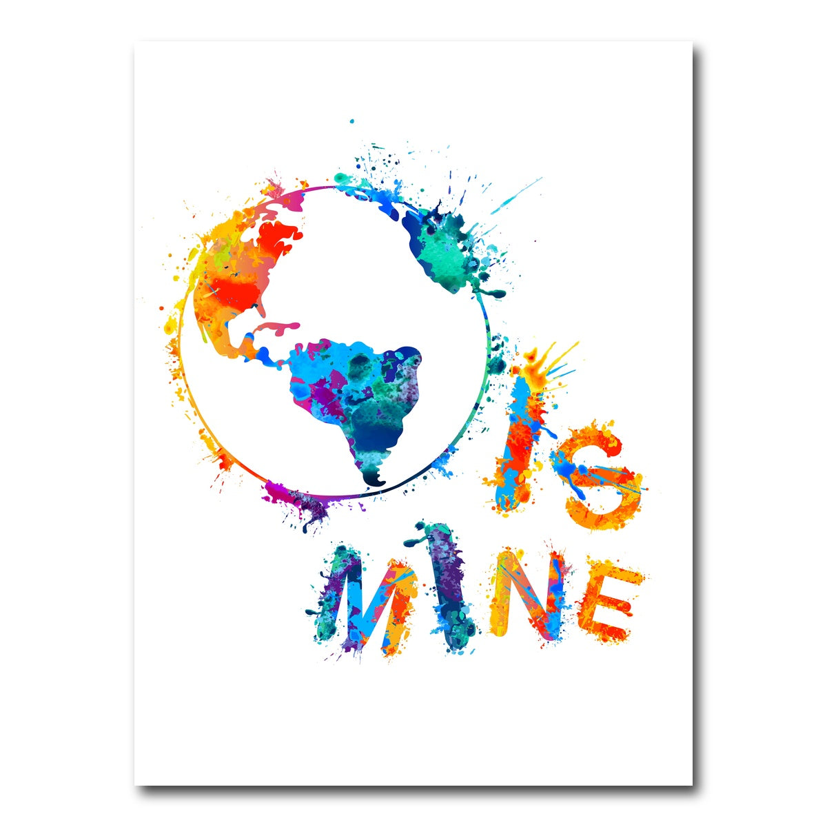 AUTO-MOCKUP WHITE | World is Mine | 1 Piece | Gallery Wrap Canvas | group=3x4
