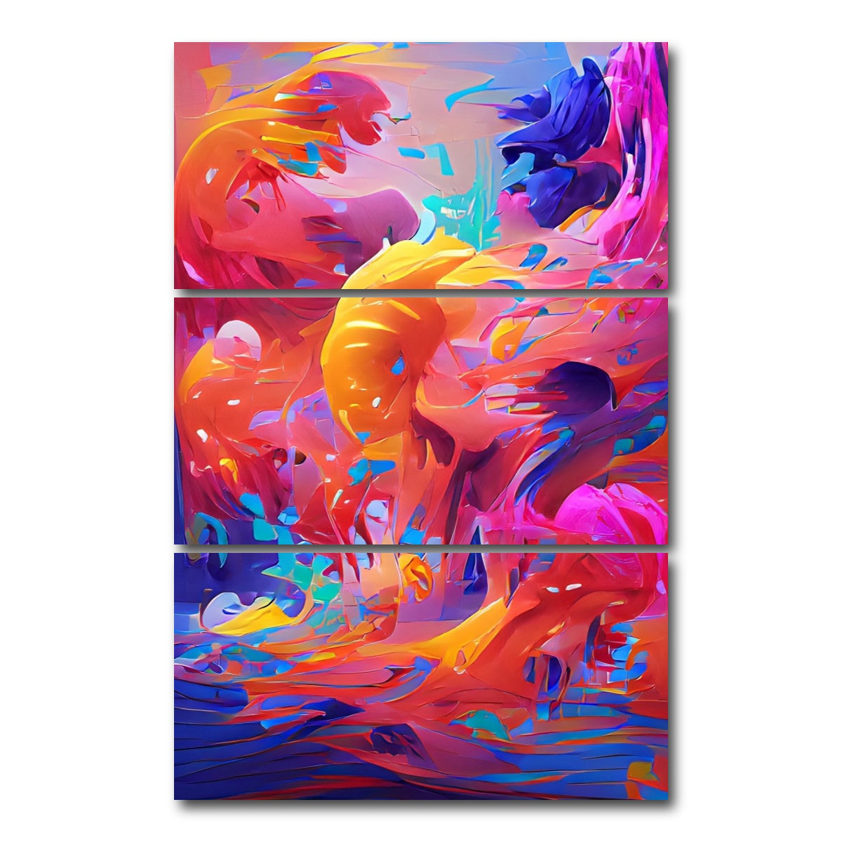 AUTO-MOCKUP WHITE | World of Color | 3 Piece | Gallery Wrap Canvas | group=12x24_stacked