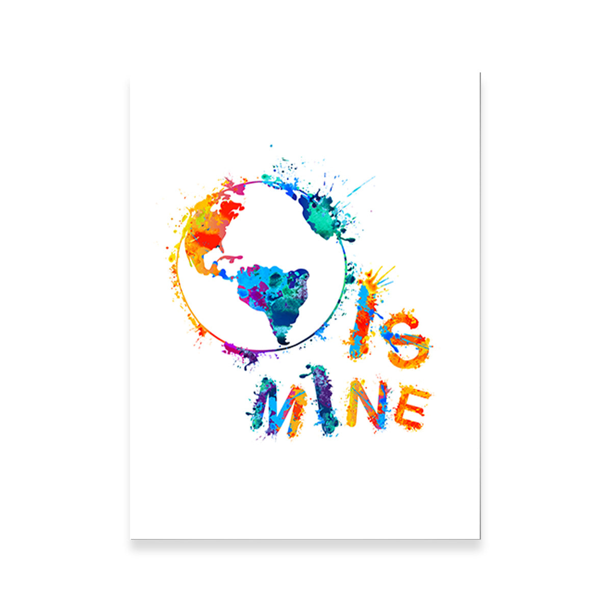 World is Mine Wall Art