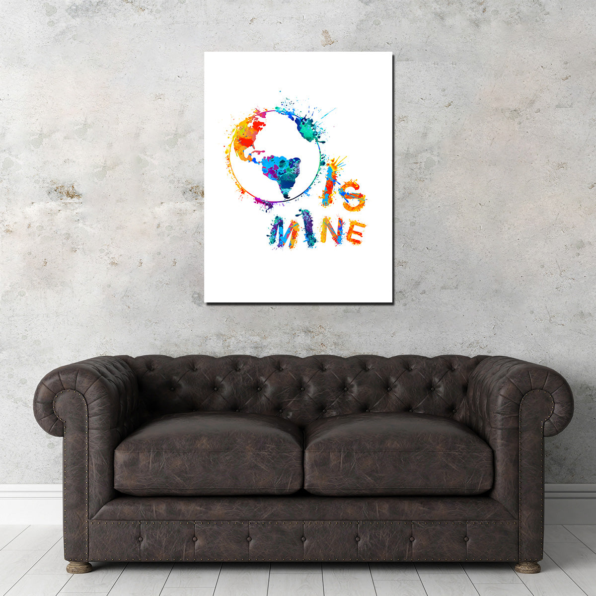 World is Mine Wall Art