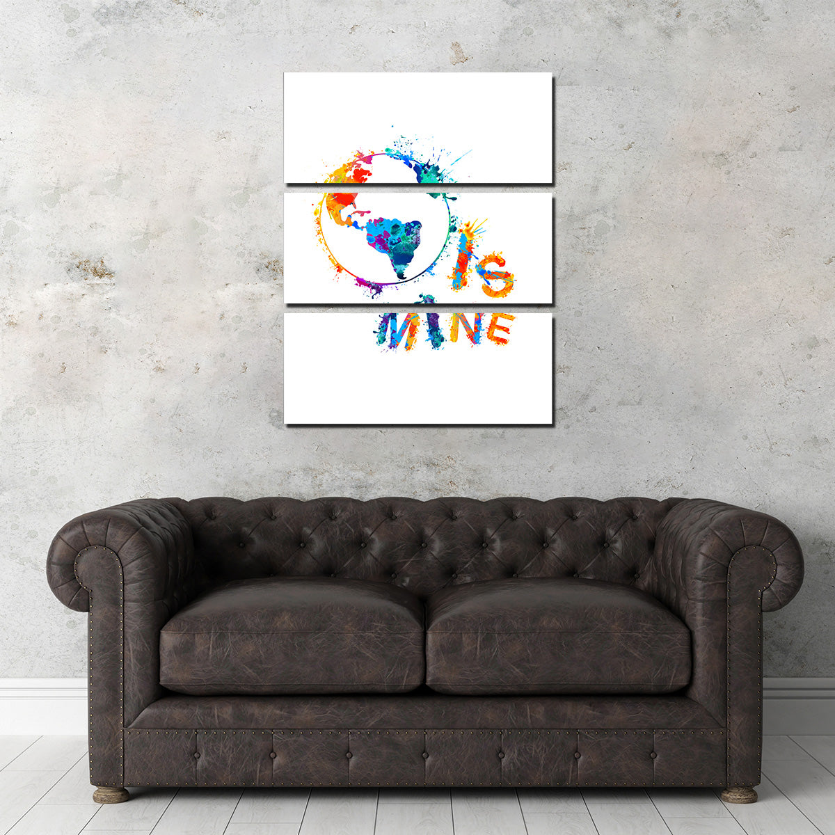 World is Mine Wall Art