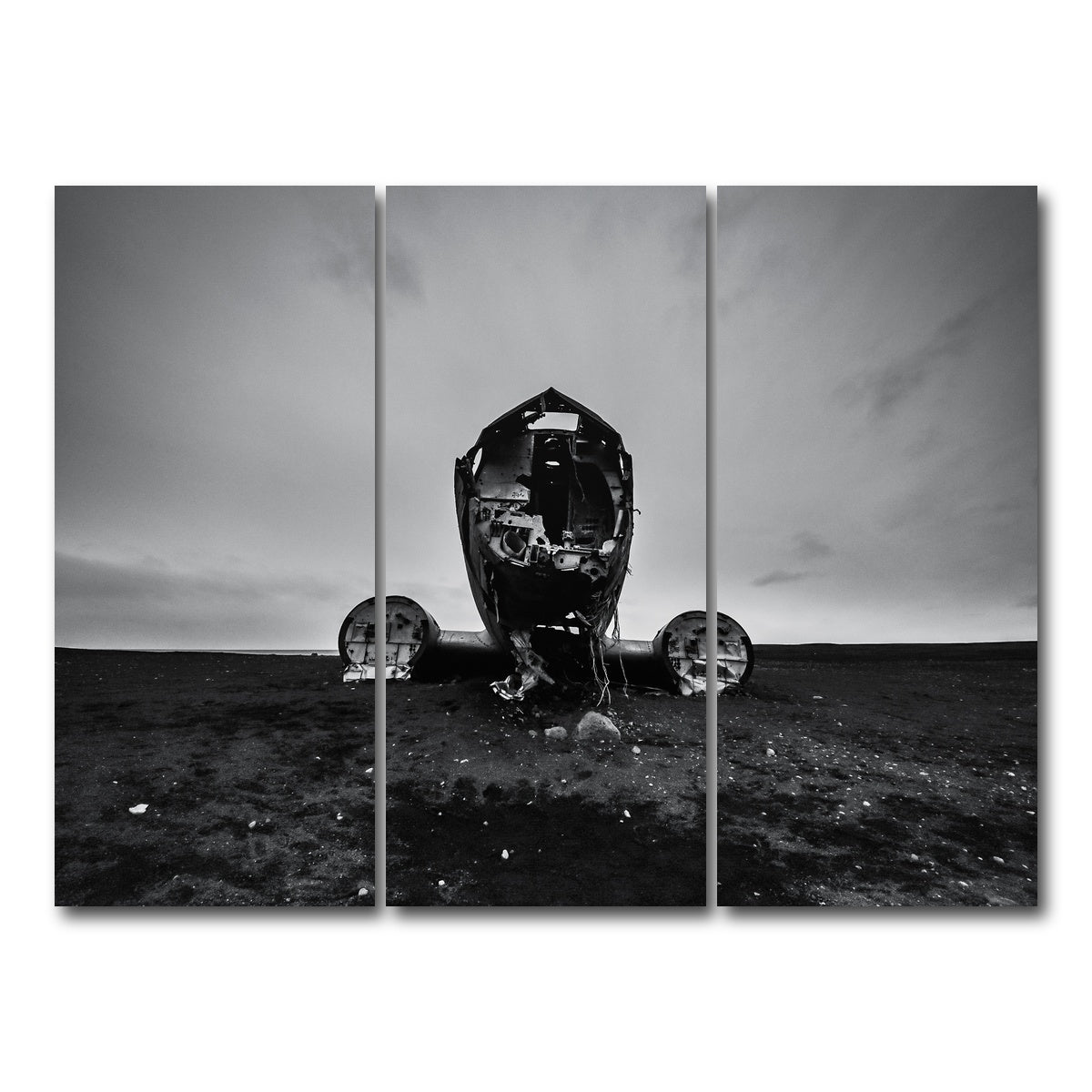 AUTO-MOCKUP WHITE | Wreckage | 3 Piece | Gallery Wrap Canvas | group=8x18