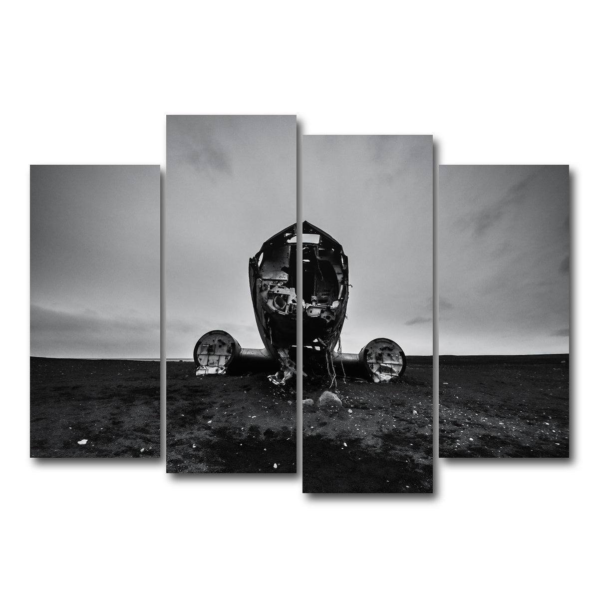 AUTO-MOCKUP WHITE | Wreckage | 4 Piece | Gallery Wrap Canvas | group=4_normal