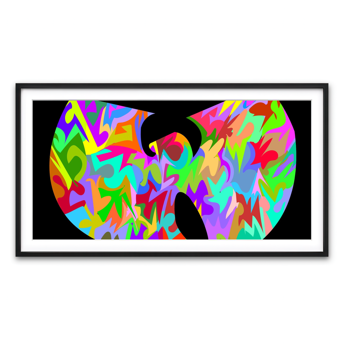 Framed Print 2x1 Black
