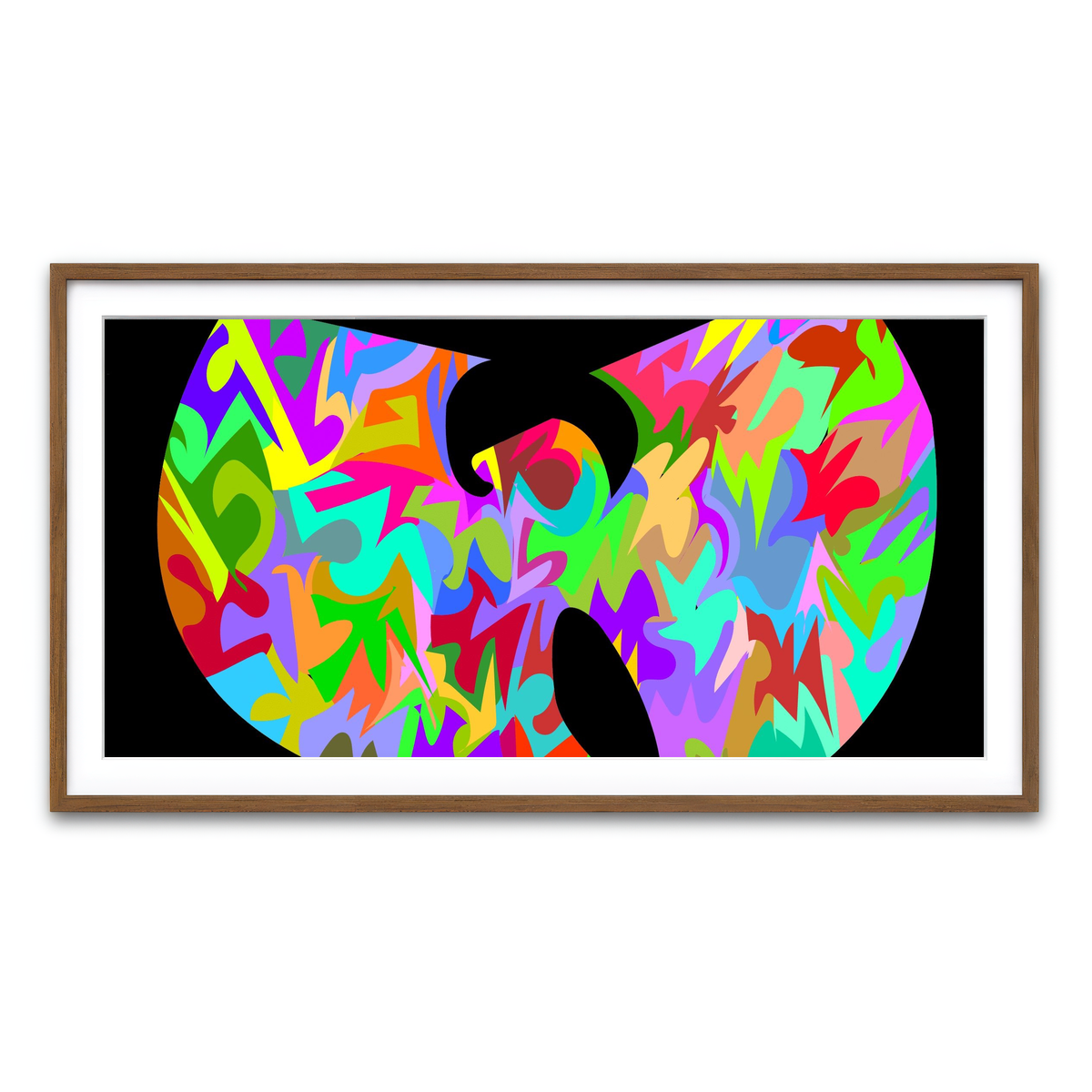 Framed Print 2x1 Walnut