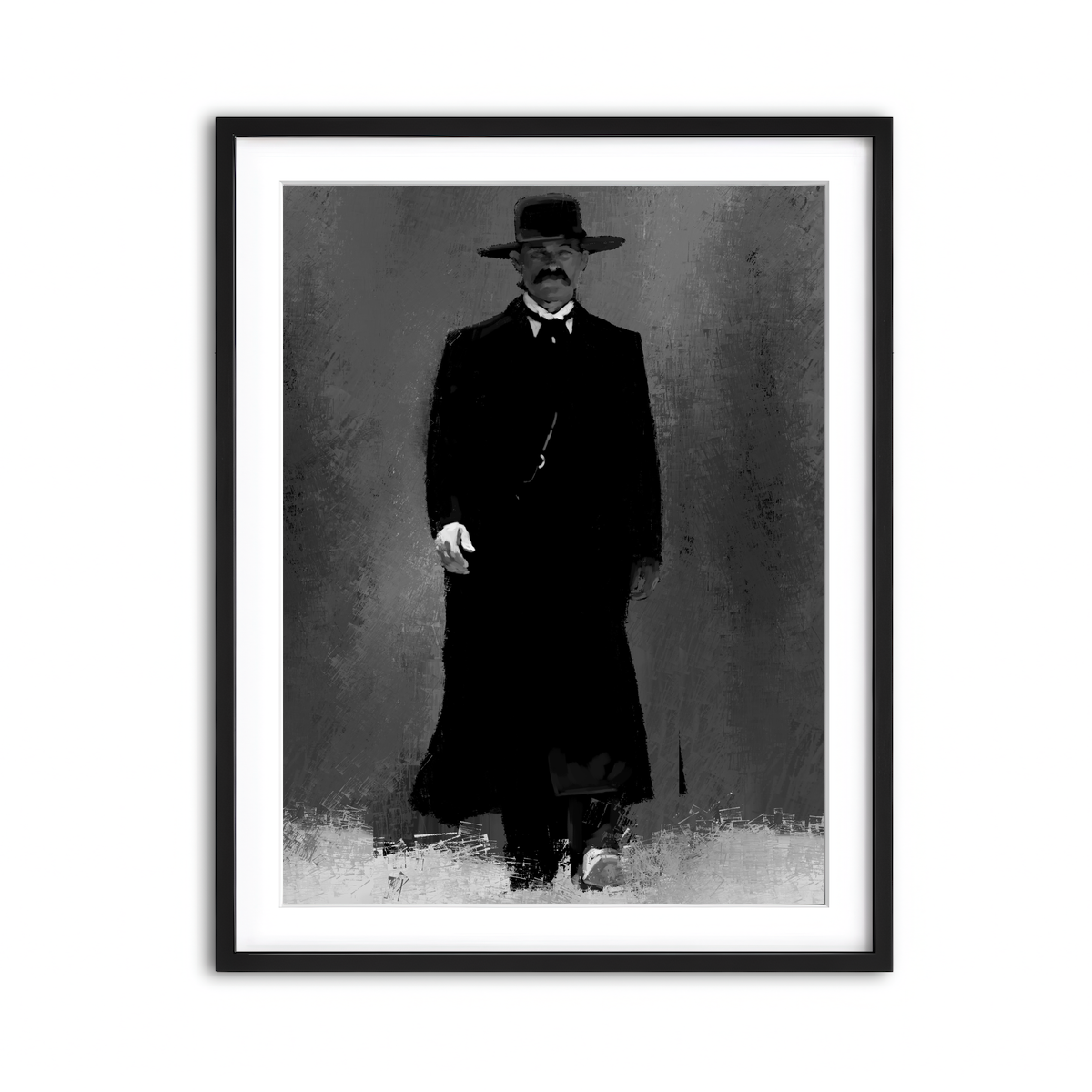 Framed Print 3x4 Black