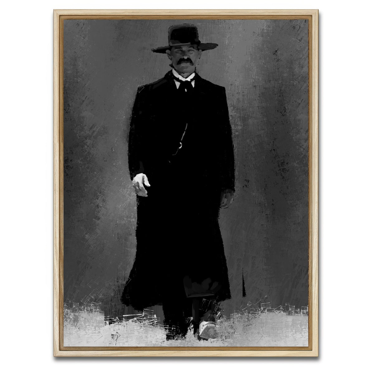 AUTO-MOCKUP WHITE | Wyatt Earp | 1 Piece | Natural Framed Canvas | group=3x4