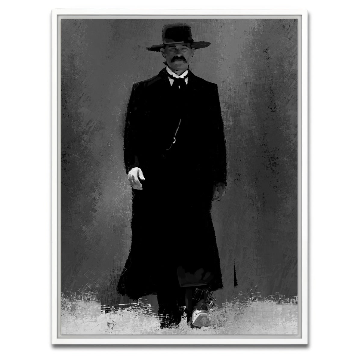 AUTO-MOCKUP WHITE | Wyatt Earp | 1 Piece | White Framed Canvas | group=3x4