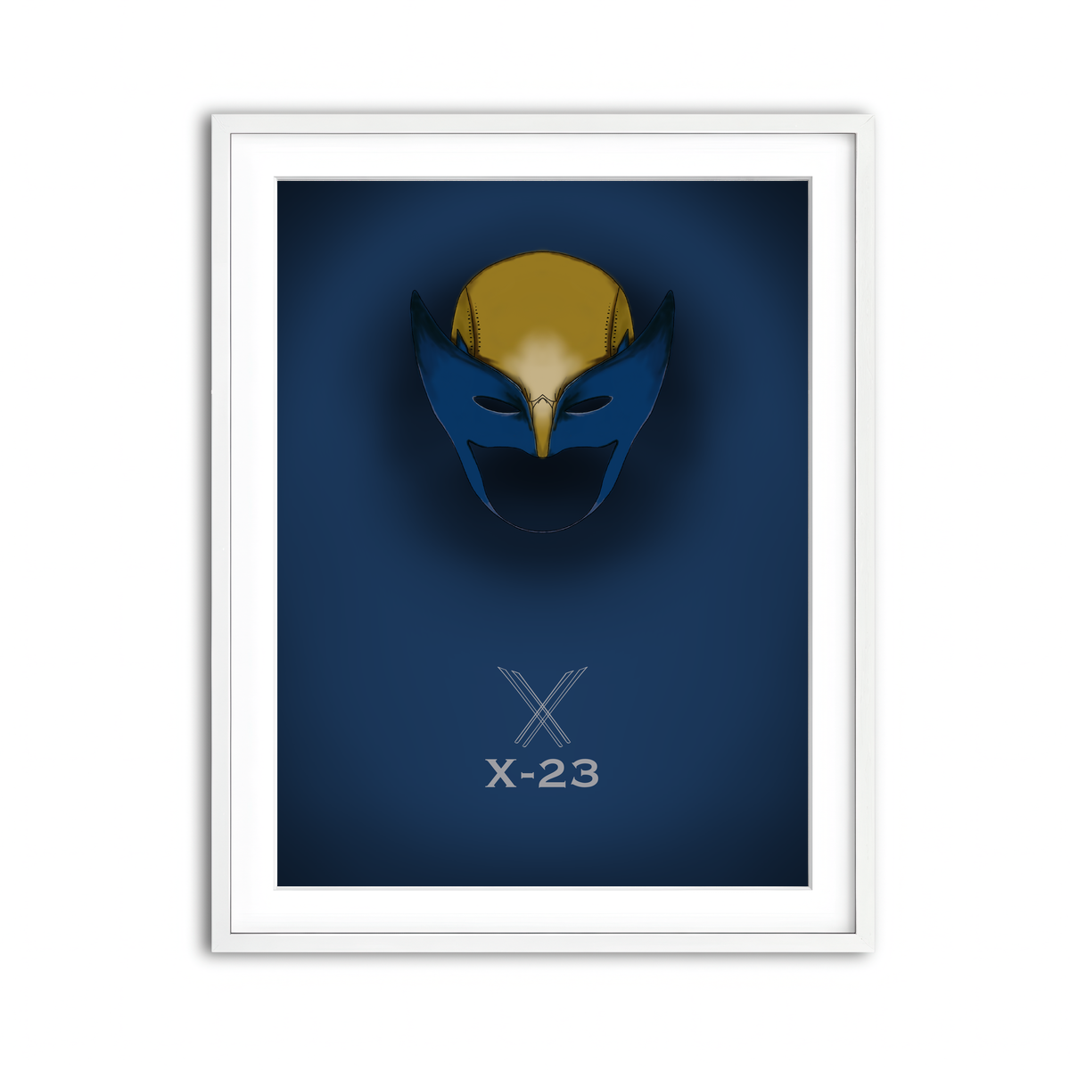 Framed Print 3x4 White