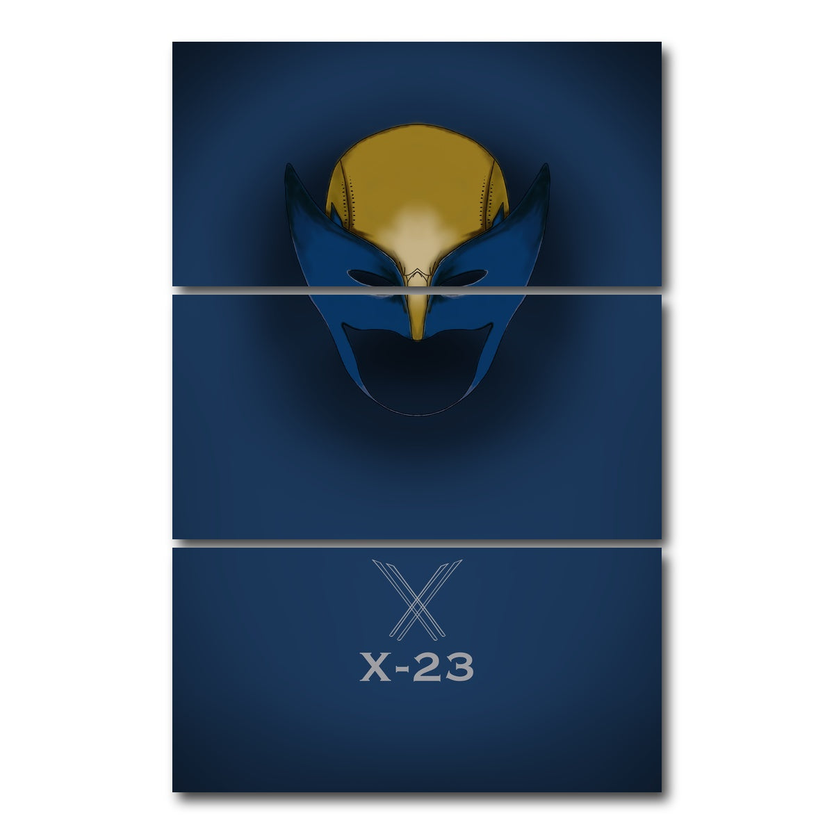 AUTO-MOCKUP WHITE | X23 | 3 Piece | Gallery Wrap Canvas | group=12x24_stacked