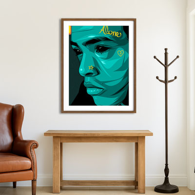 AUTO-MOCKUP ROOM | XXXTentacion Landscape Wall Art