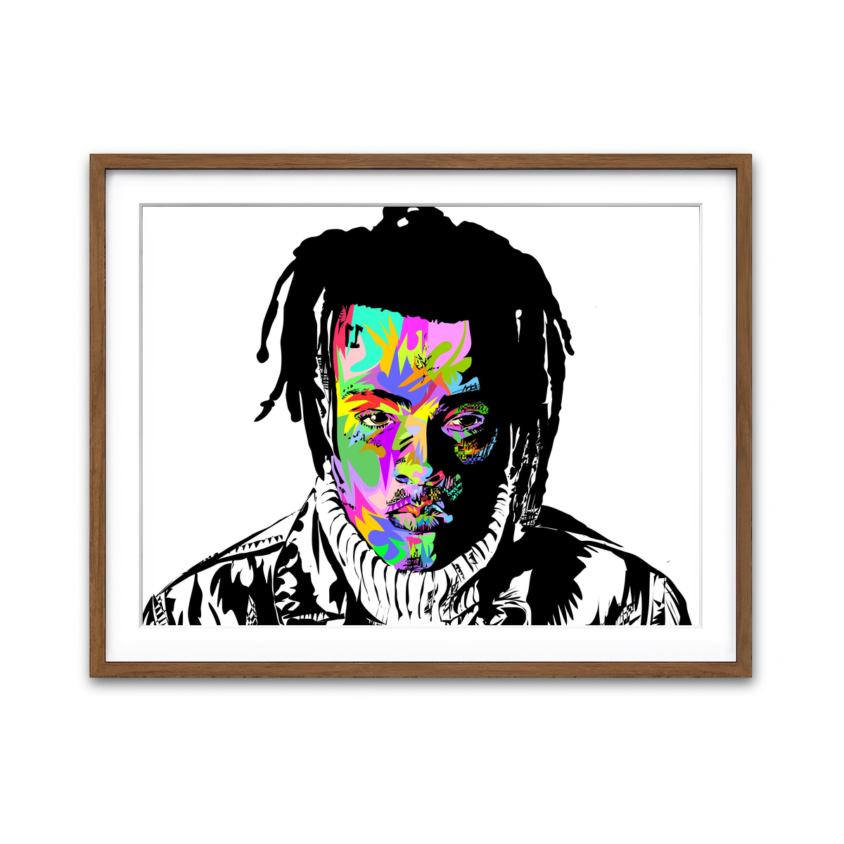 Framed Print 4x3 Walnut